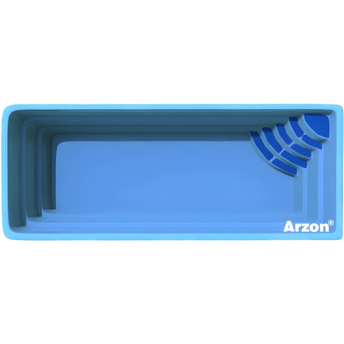 Композитний басейн Arzon Покровський 3 (825х325х150 см)