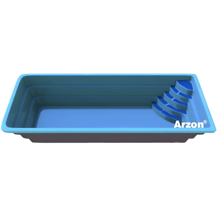 Композитний басейн Arzon Покровський 3 (825х325х150 см)