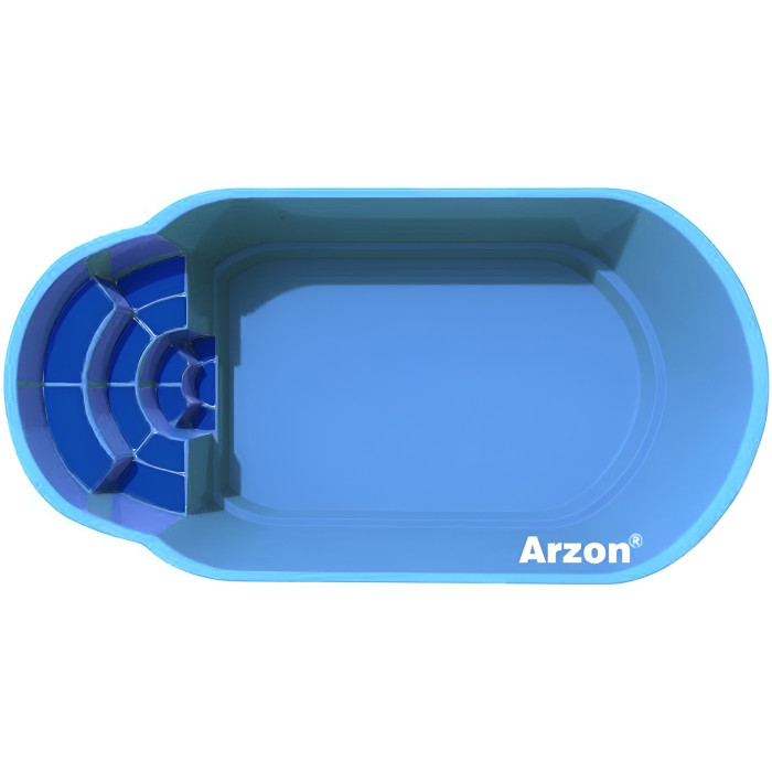 Композитний басейн Arzon Комфорт (640×320×150 см)