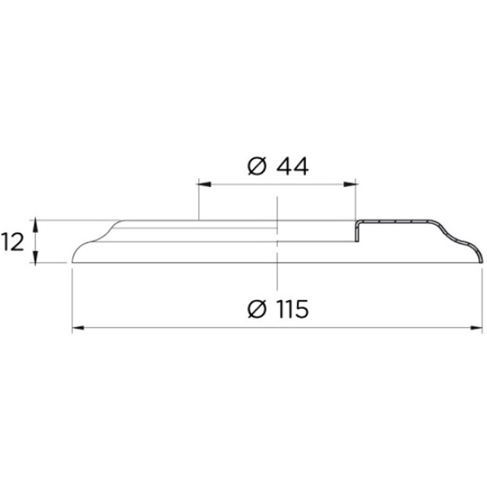 Декоративний фланець для сходів Flexinox, AISI 316 (2 шт.)