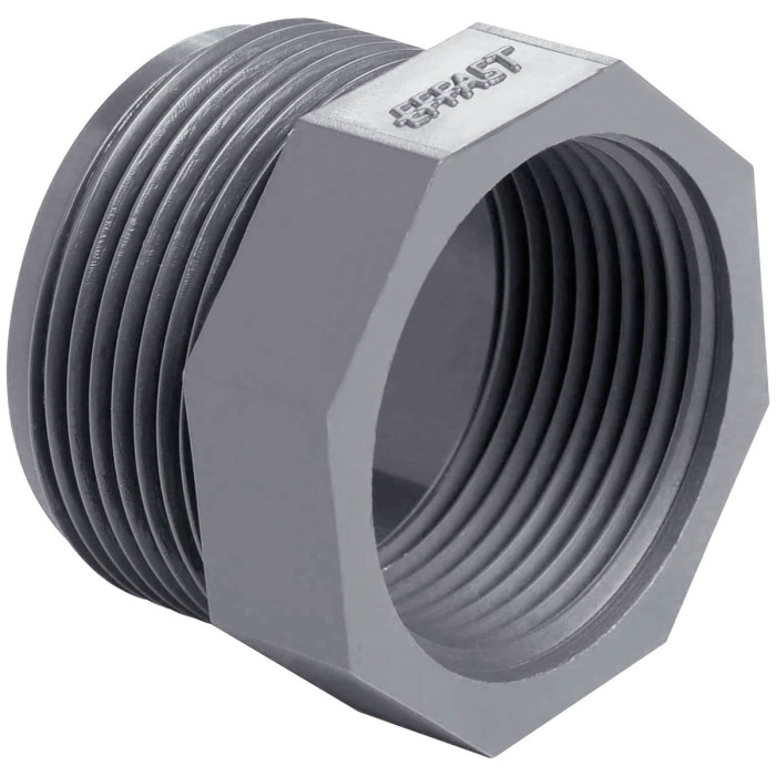 Втулка-футорка ПВХ Effast RERRCE040D коротка, різьбова 1-1/4"x1"