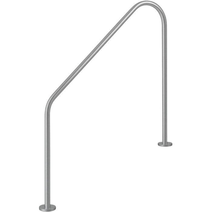 Поручень Flexinox 87162269 для римських сходів 2-BEND (1829 мм, анкер, AISI-316L)