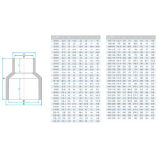 Муфта ПВХ Era US004315 редукційна, d315х280 мм