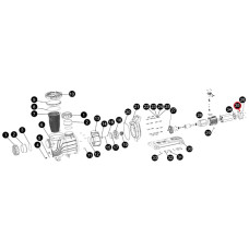 Кришка вентилятора для насоса Aquaviva SLP300-400 (B17010056 №47)